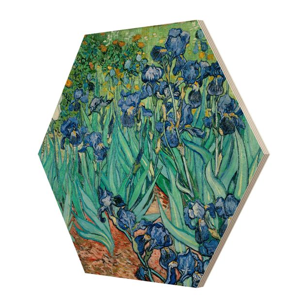 Obrazy na drewnie Vincent van Gogh - Iris
