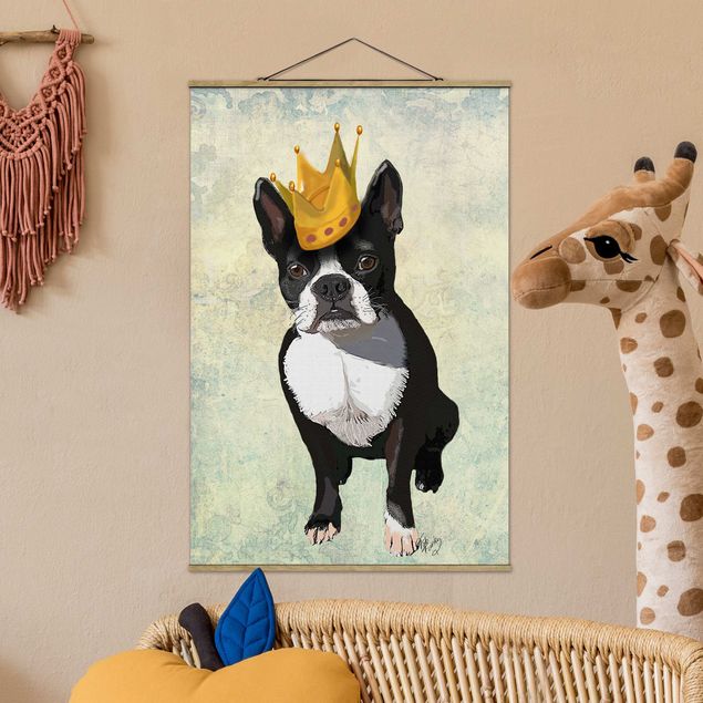 Dekoracja do kuchni Portret zwierzęcia - Terrier King