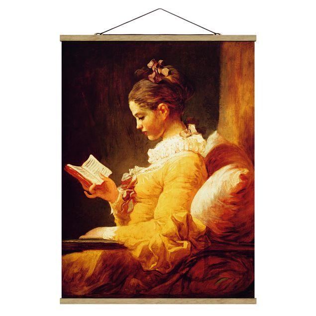 Obrazy portret Jean Honoré Fragonard - Czytająca dziewczyna