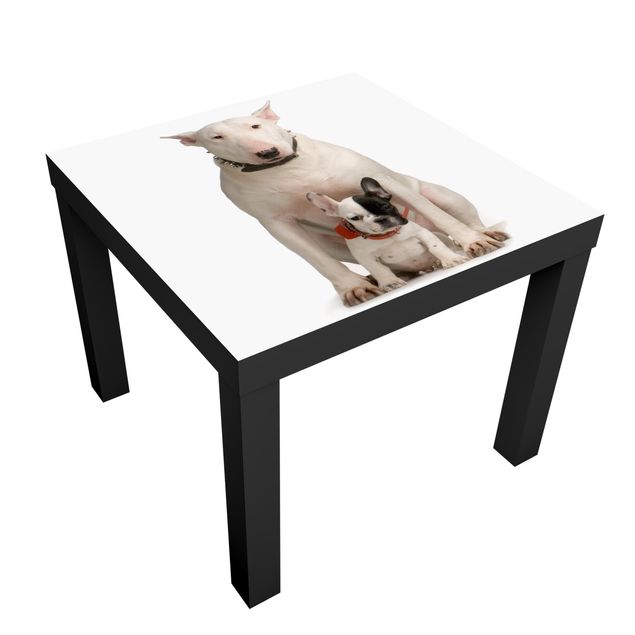 Okleina meblowa IKEA - Lack stolik kawowy - Nr 365 Bull Terrier i przyjaciel