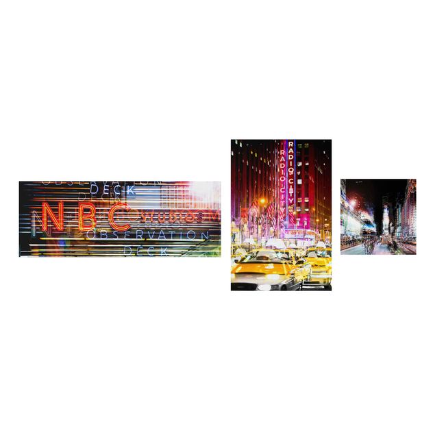 Obrazy na płótnie góra Times Square City Lights