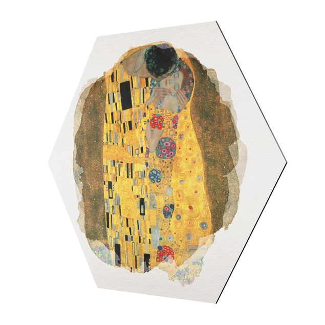 Obrazy artystów Akwarele - Gustav Klimt - Pocałunek