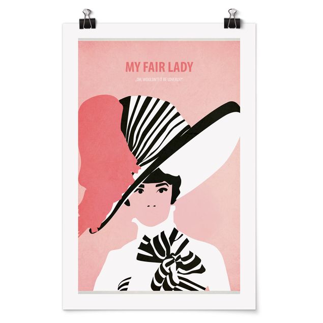 Obrazy portret Plakat filmowy My fair Lady