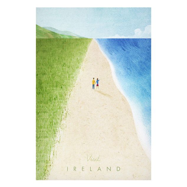 Nowoczesne obrazy do salonu Plakat podróżniczy - Irlandia