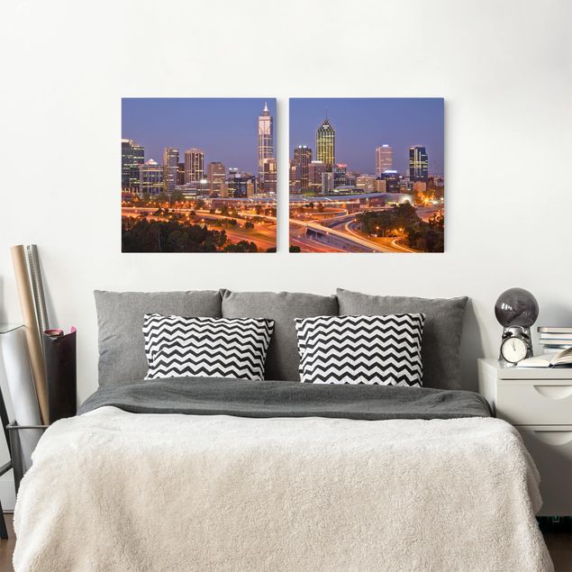 Obrazy nowoczesne Perth Skyline
