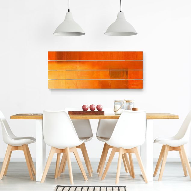 Obrazy na ścianę Kompozycja w kolorze pomarańczowym i brązowym 03