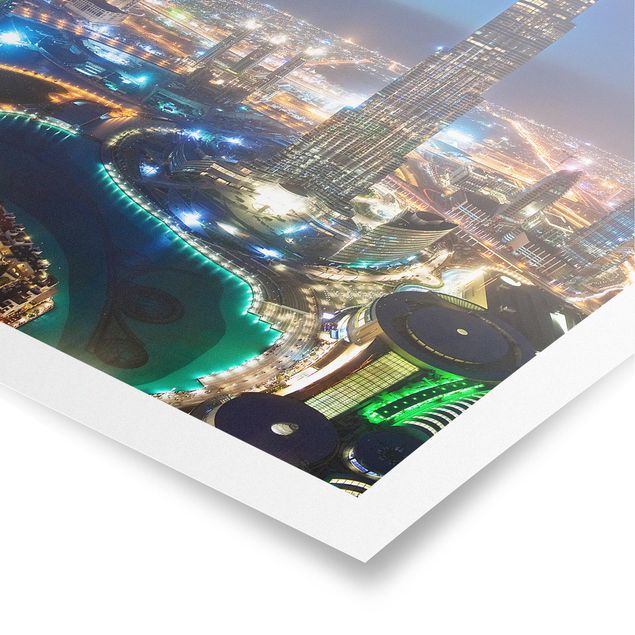 Plakaty architektoniczne Przystań w Dubaju