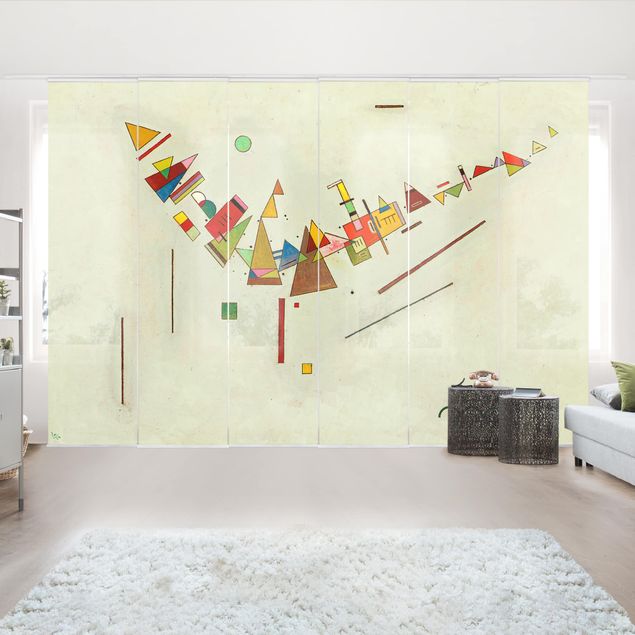 Zasłony panelowe zestaw - Wassily Kandinsky - Angular Swing