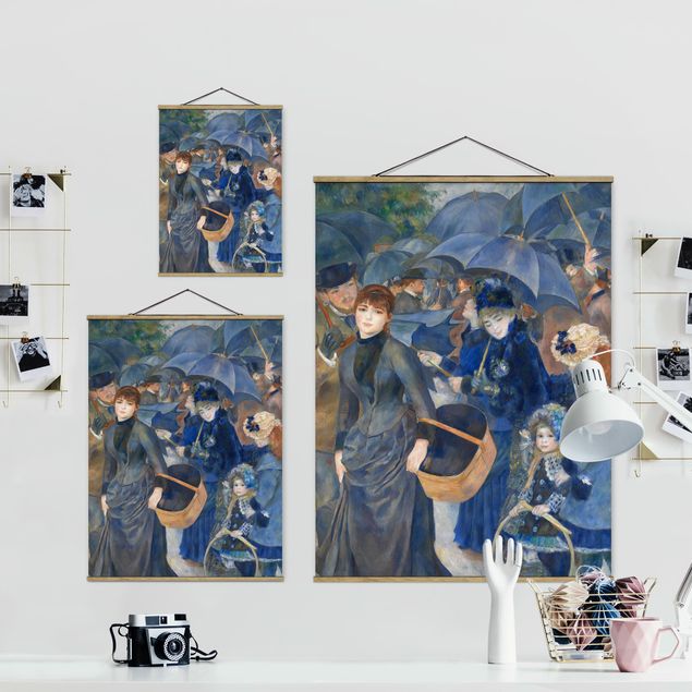 Obraz z niebieskim Auguste Renoir - Parasolki