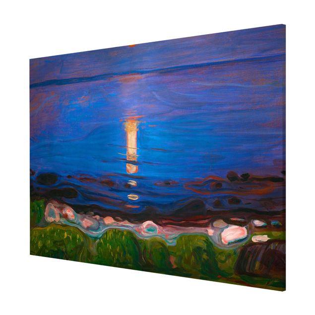 Nowoczesne obrazy do salonu Edvard Munch - Letnia noc nad morzem