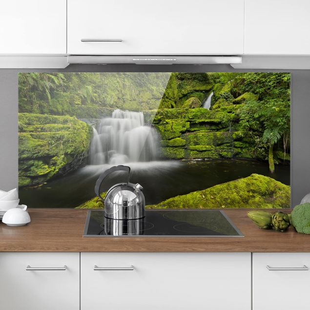 Dekoracja do kuchni Niższy wodospad McLean w Nowej Zelandii