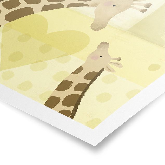 Obrazy żyrafa Mama i ja - Żyrafy