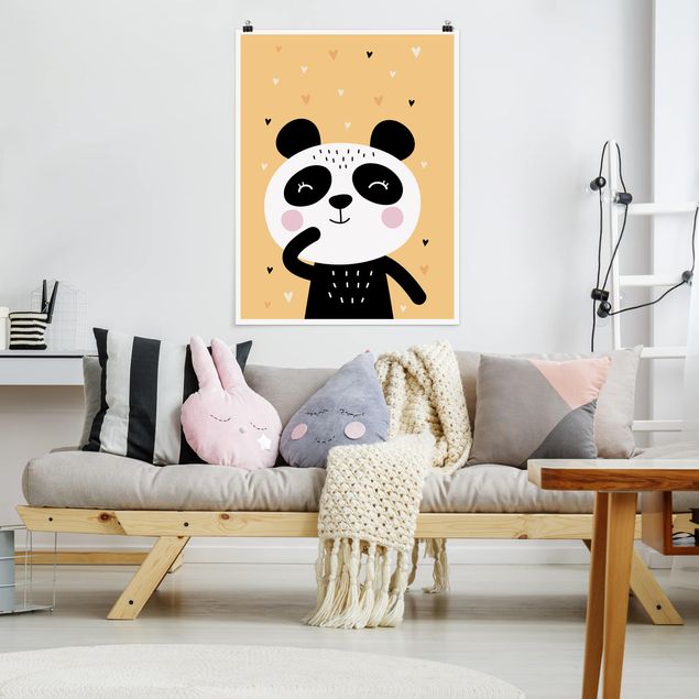 Obrazy ze zwierzętami The Lucky Panda