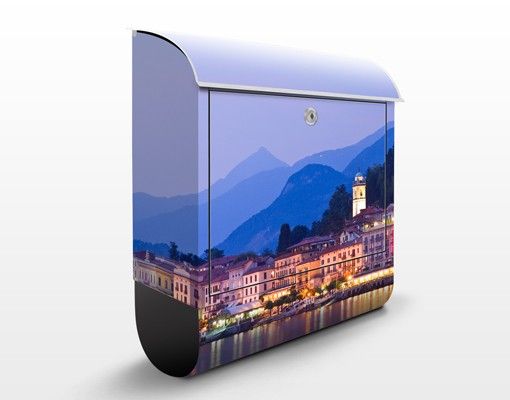 Skrzynka na listy Bellagio nad jeziorem Como