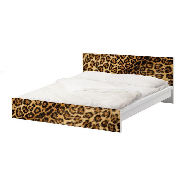Okleina meblowa IKEA - Malm łóżko 140x200cm - Skóra jaguara