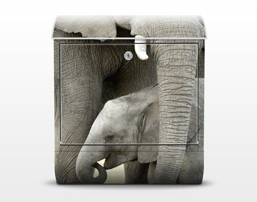 Skrzynka na listy - Miłość słonia