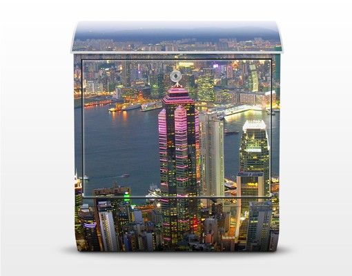 Skrzynka na listy - Skala nieba Hongkongu