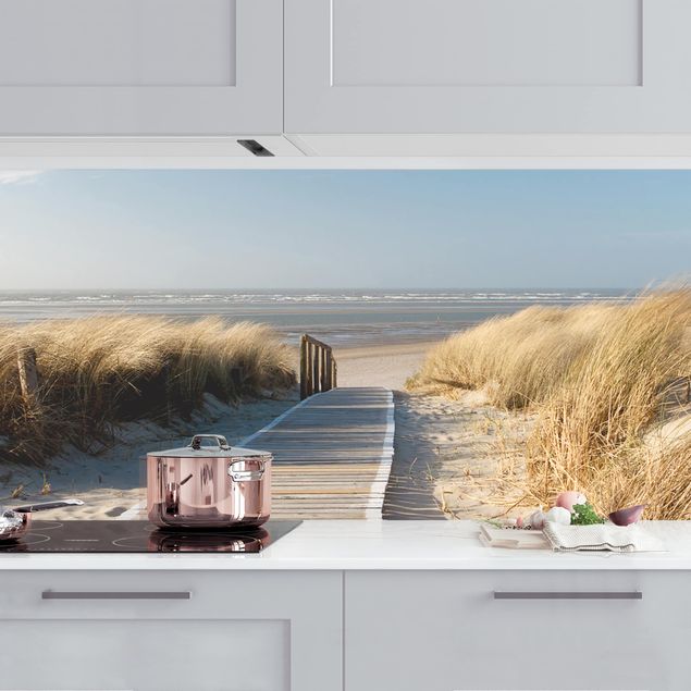Dekoracja do kuchni Plaża nad Morzem Bałtyckim