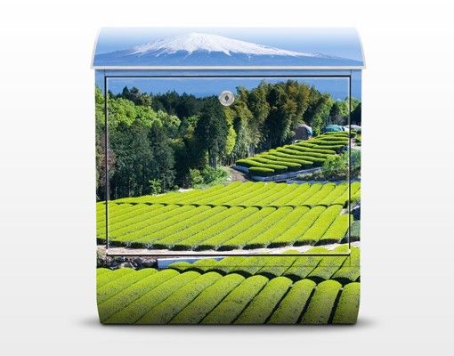 Skrzynka na listy - Pola herbaciane przed Fuji