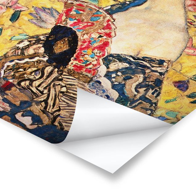 Obrazy artystów Gustav Klimt - Dama z wachlarzem