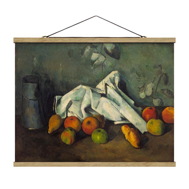 Obrazy martwa natura Paul Cézanne - Puszka na mleko i jabłka