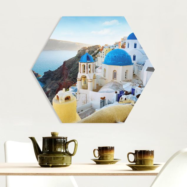 Obrazy do salonu Santorini