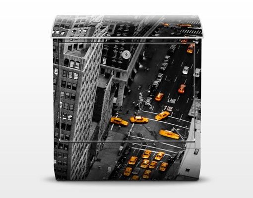 Skrzynka na listy - Światła taksówki Manhattan