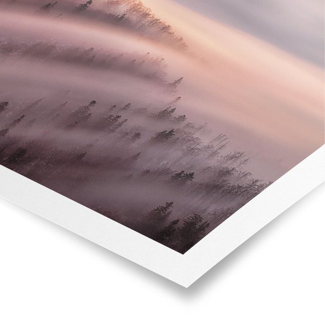 Obrazy na ścianę krajobrazy Powódź mgły