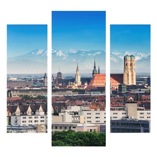 Obraz niebieski Monachium