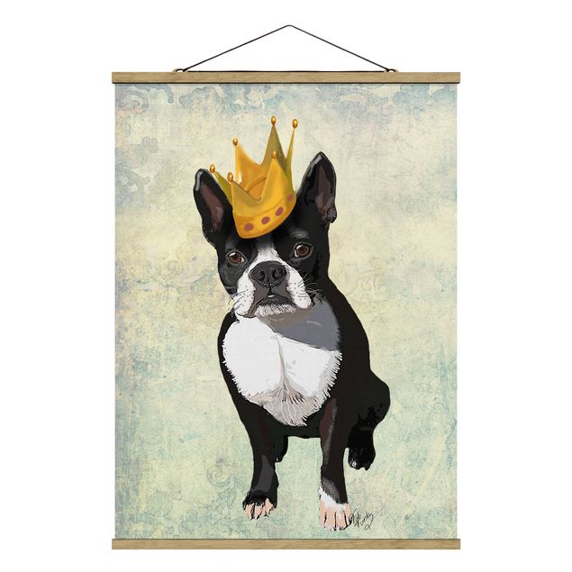 Nowoczesne obrazy Portret zwierzęcia - Terrier King