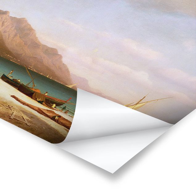 Obrazy na ścianę krajobrazy Albert Bierstadt - Zatoka Salerno
