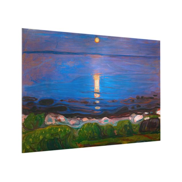 Postimpresjonizm obrazy Edvard Munch - Letnia noc nad morzem