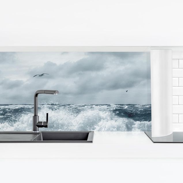 Panel ścienny do kuchni - Nr YK6 Żywe Morze Północne