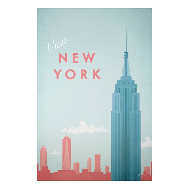 Obrazy do salonu Plakat podróżniczy - Nowy Jork