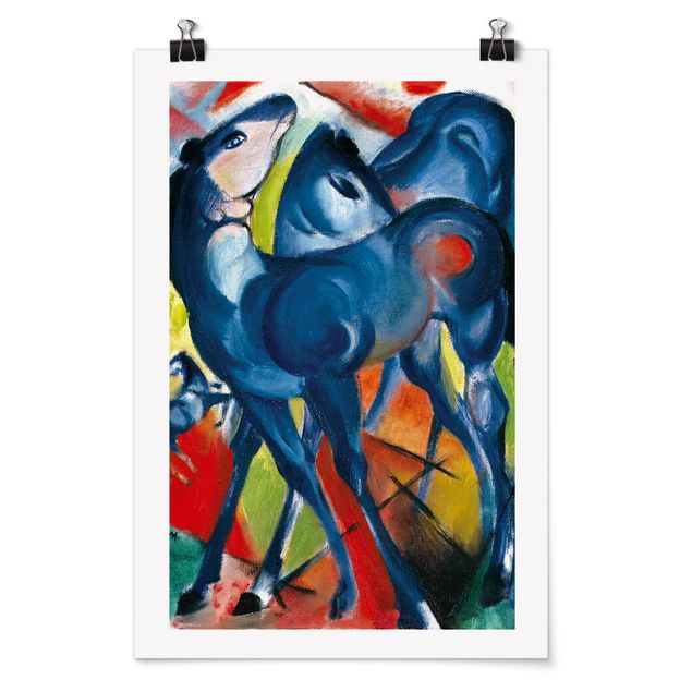 Obrazy abstrakcja Franz Marc - The Niebieski Foals