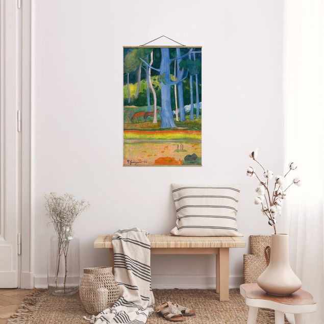 Nowoczesne obrazy do salonu Paul Gauguin - Pejzaż leśny