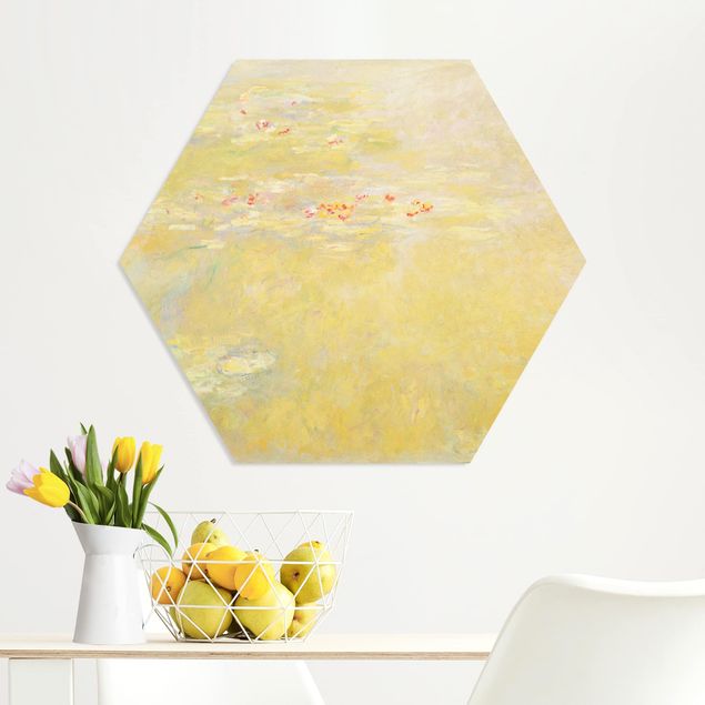 Obrazy do salonu nowoczesne Claude Monet - Staw z liliami wodnymi