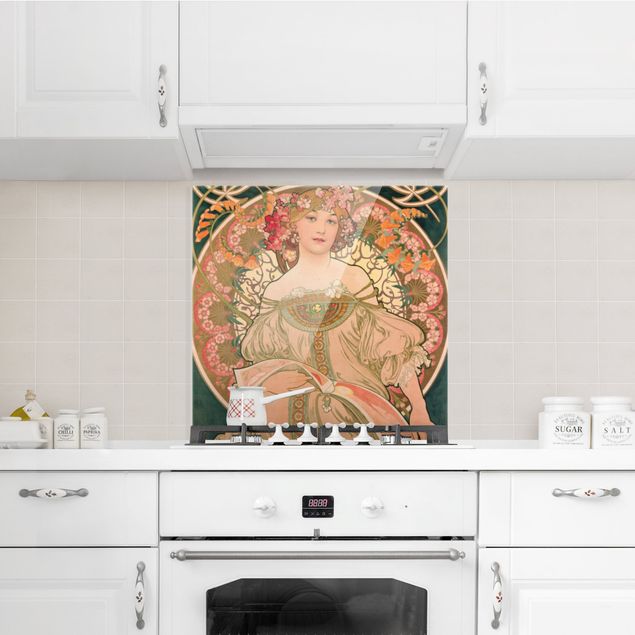 Dekoracja do kuchni Alfons Mucha - Plakat dla F. Champenois