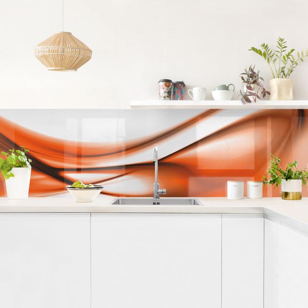 Panel szklany do kuchni Orange Touch