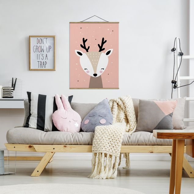 Obrazy nowoczesny Happy Deer (Szczęśliwy jeleń)
