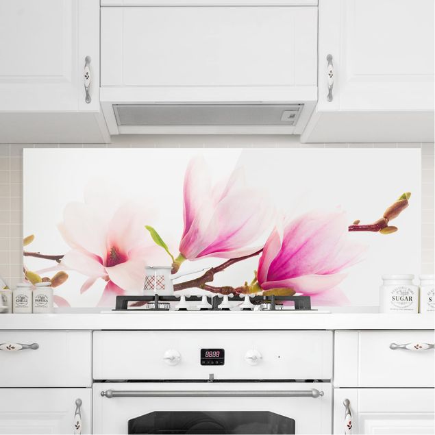 Dekoracja do kuchni Gałązka magnolii delikatnej