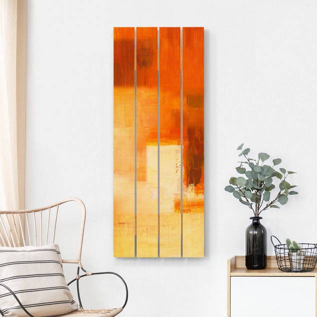 Petra Schüssler obrazy Kompozycja w kolorze pomarańczowym i brązowym 03