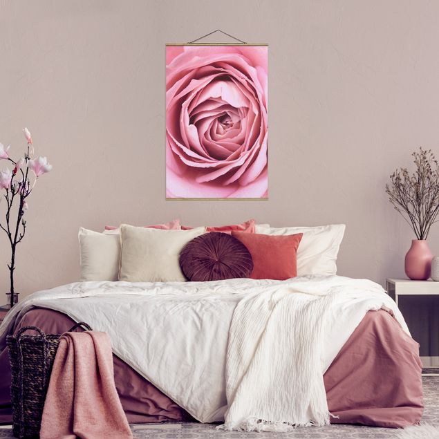 Obrazy nowoczesny Różowy kwiat róży