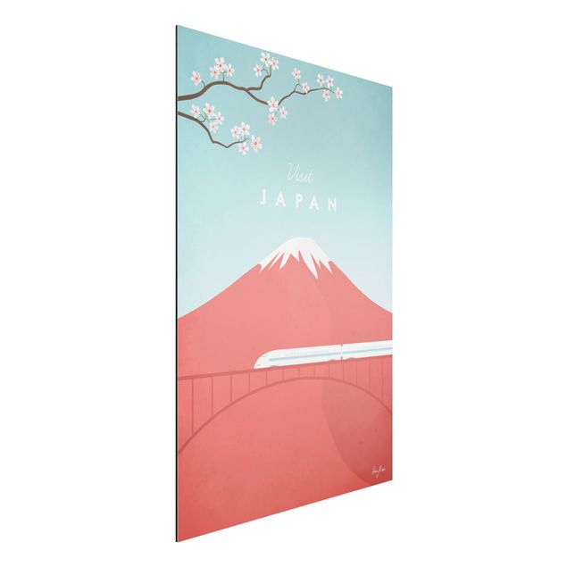 Dekoracja do kuchni Plakat podróżniczy - Japonia