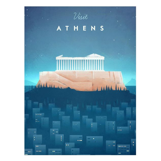Obrazy do salonu Plakat podróżniczy - Ateny