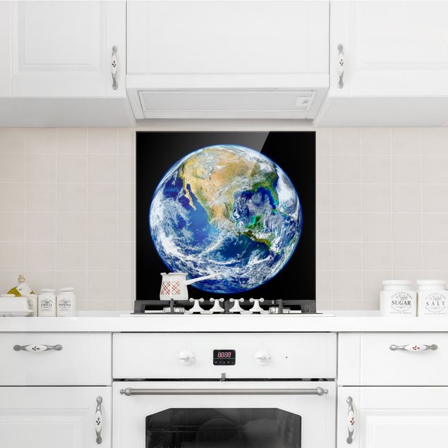 Panele szklane do kuchni NASA Fotografia naszej Ziemi