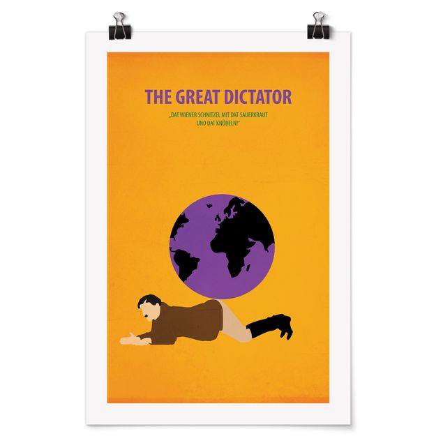Obrazy portret Plakat filmowy Wielki dyktator