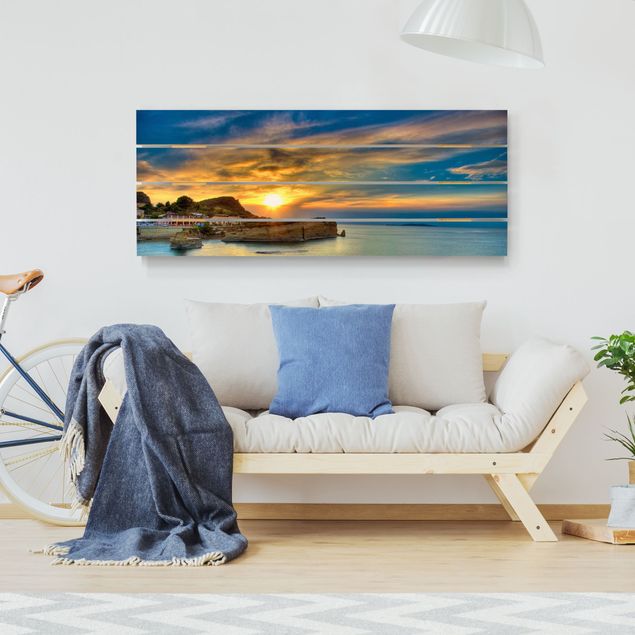 Obrazy na ścianę Zachód słońca na Korfu