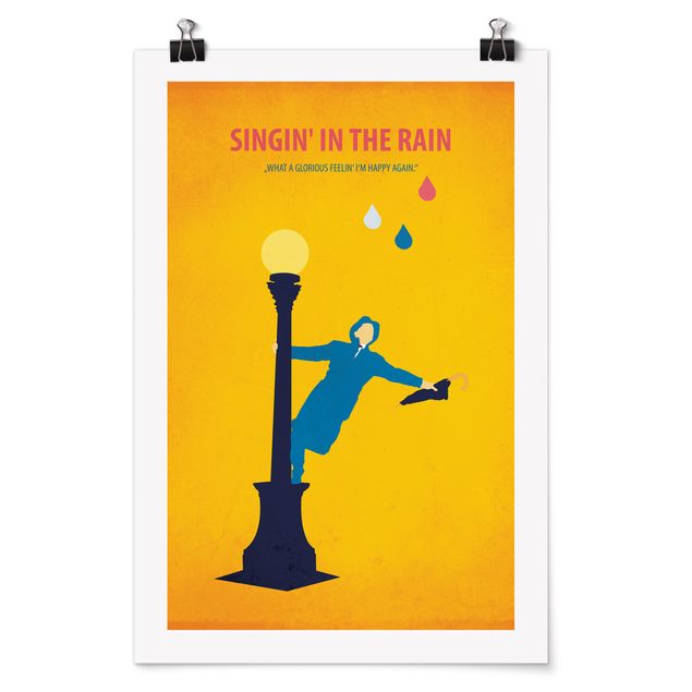 Obrazy portret Plakat filmowy Śpiewamy w deszczu