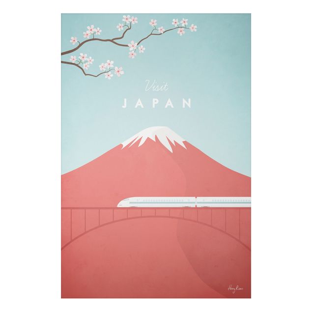 Nowoczesne obrazy do salonu Plakat podróżniczy - Japonia